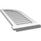 Ekena Millwork Quarter Round Top Right Surface Mount PVC Gable Vent w/ 2"W x 2"P Brickmould Sill Frame, 14"W x 38"H GVPQR14X3803SN - alternate 4
